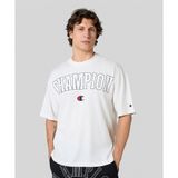 Champion 221207-WW048 Street Varsity SS Tee Beyaz Erkek T-Shirt
