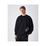 Champion 221209-KK001 Siyah Urban Contemporary Crewneck Erkek Sweatshirt