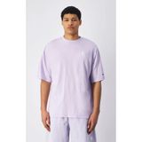 Champion 221257-VS101 Icons Plush Wash Crewneck Mor Erkek T-Shirt