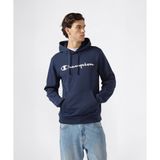 Champion 221809-BS501 Lacivert Script Shop Hooded Erkek Sweatshirt