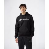 Champion 221809-KK001 Siyah Script Shop Hooded Erkek Sweatshirt