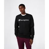 Champion 221811-KK001 Siyah Script Shop Crewneck Erkek Sweatshirt
