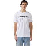 Champion 221814 Script Shop -Sleeve Tee Beyaz Erkek T-Shirt