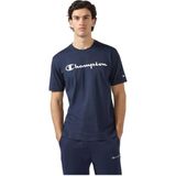 Champion 221814 Script Shop -Sleeve Tee Lacivert Erkek T-Shirt