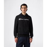 Champion 221917-KK001 Siyah Script Shop Hooded Erkek Sweatshirt