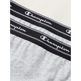 Champion 2'li Paket Bikini Kesim Külot, Kadın, Açık Gri Melanj, XS