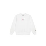 Champion Baskılı Bisiklet Yaka Sweatshirt, Erkek, Beyaz, XL