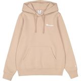 Champion Baskılı Kapüşonlu Küçük Yazı Sweatshirt, Kadın