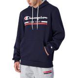 Champion Baskılı Kapüşonlu Sweatshirt, Erkek