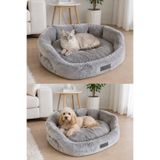 Champion Box Üst Kalite Kedi Köpek Yatağı,Soft Kumaş,Yıkanabilir%100 Elyaf Dolgu