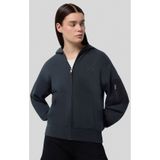 Champion Eco Future Full Zip Hoodie Sweatshirt Gri Kadın Sweatshirt -117978-ES535