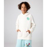 Champion Eco Future Hooded Sweatshirt 08-16 yaş çocuk erkek Beyaz Sweatshirt - 306705-WW034