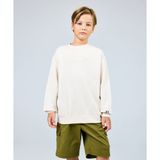 Champion Icons Crewneck Sweatshirt 08-16 yaş çocuk erkek Bej Sweatshirt - 306764-YS137