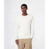 Champion Icons Long-Sleeve Tee Erkek Beyaz Sweatshirt - 221283-WW056