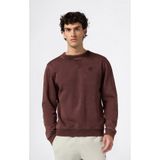 Champion Icons Wash Crewneck Sweatshirt Erkek Kahverengi Sweatshirt - 221572-MS570