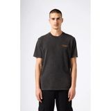 Champion Icons Wash Crewneck T-Shirt Erkek Siyah Tişört - 221576-KK001
