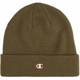 Champion İşlemeli C-Logo Bere, Unisex Yetişkin, Zeytin Yeşili, Tek Beden
