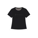 Champion Kadın Atletik T-Shirt, Siyah, M
