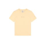 Champion Kadın Baskılı Bisiklet Yaka T-Shirt, Gül, XS