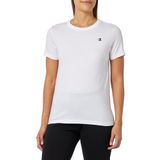 Champion Kadın Legacy Basics W-Light Yuvarlak Yaka Tişört, Beyaz, M