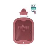 Champion Kauçuk Termofor Kokusuz Mini Sıcak Su Torbası Pembe 1500 ML