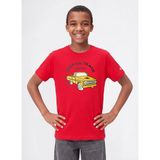 Champion Kırmızı Erkek Çocuk Bisiklet Yaka Baskılı T-Shirt 307589-RS067-GRY Graphıc Gallery