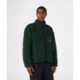 Champion Polar Full Zip Top Erkek Yeşil Sweatshirt - 221641-GS586