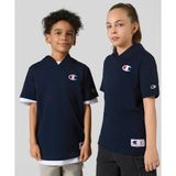 Champion Retro Sport Hooded Top 08-16 yaş çocuk erkek Lacivert Sweatshirt - 306855-BS501