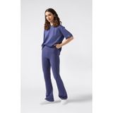 Champion Script Shop Flare Leggings Mavi Kadın Tayt - 117559-BS200