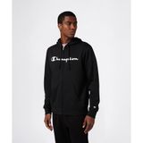 Champion Script Shop Full Zip Hoodie Sweatshirt Erkek Siyah Sweatshirt - 221810-KK001