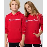 Champion Script Shop Hooded Sweatshirt 08-16 yaş çocuk erkek Kırmızı Sweatshirt - 306874-RS054