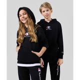 Champion Script Shop Hooded Sweatshirt 08-16 yaş çocuk erkek Siyah Sweatshirt - 306885-KK001