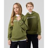 Champion Script Shop Hooded Sweatshirt 08-16 yaş çocuk erkek Yeşil Sweatshirt - 306874-GS573