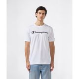 Champion Script Shop Short Sleeve T-shirt Erkek Beyaz Tişört - 221814-WW001