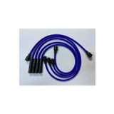 CHAMPION SPARK PLUG WIRE SET Ford Taunus 1.6 8v 79-92 4cc 8.5 Mm Mavi Silikon Performans Buji Kablosu