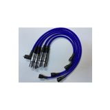 CHAMPION SPARK PLUG WIRE SET Volkswagen Polo 100 Clasıc 1.6 8v 95-01 Aft 4cc 8.5 Mm Mavi Silikon Performans Buji Kablosu
