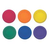 Champion Sports-CHSFDSET Yuvarlak Kenarlı Köpük Diskler, Kırmızı/Sarı/Kraliyet Mavisi/Yeşil/Turuncu/Mor
