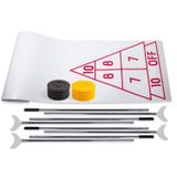 Champion Sports Ekonomik Karıştırma Tahtası Seti: İç Mekan Dış Mekan Oyunu - 8 Paket 4 Istaka Çubuğu ve Plastik Saha