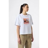 Champion T-Table Short-Sleeve Tee Kadın Beyaz Tişört - 118469-WW001