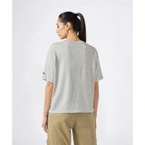 Champion T-Table Short-Sleeve Tee Kadın Gri Tişört - 118389-EM028