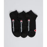 Champion U20100-KK001 Siyah Basics 3pk Sneaker Socks Unısex Çorap