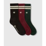 Champion U20250-KK001 Seasonal Crew Socks 3'lü Siyah Unisex Çorap