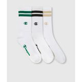 Champion U20250-WW007 Seasonal Crew Socks 3'lü Beyaz Unisex Çorap