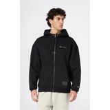 Champion Urban Contemporary Full Zip Hoodie Sweatshirt Erkek Siyah Sweatshirt - 221306-KK001