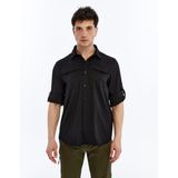 Champp Nomadflex Outdoor Erkek Gömlek - 2XL - Siyah
