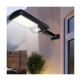 Chance Gift Ledli Güneş Enerjili Solar LED 100 Ledli Kumandalı Hareket Sensörlü Solar Dış Mekan Bahçe Lambası