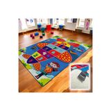 Chandler Home Hopscotch Dijital Eğitici Çocuk Halısı – Anaokulu, Kreş ve Oyun Alanı İçin Kaymaz, Yumuşak Zemin