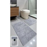 Chandler Home Lahna Pamuklu Banyo Paspası Takımı – 2’li Dokuma Tabanlı, Yumuşak Dokulu Tasarım