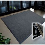 Chandler Home Sempre Koyu Gri, Kaymaz Taban, Kapı Paspası, Nem Alıcı Paspas, Işyeri Paspası, Apartman Içi Paspas - 120 x 180 cm