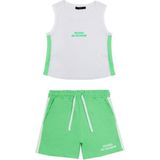 Chandraswear Kız Çocuk Yeşil Şort Tshirt Takım - Kolej - 11 - 12 Yaş